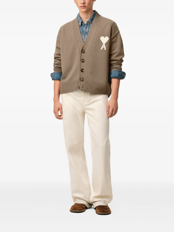 Ami Beige Cardigans - Image 2