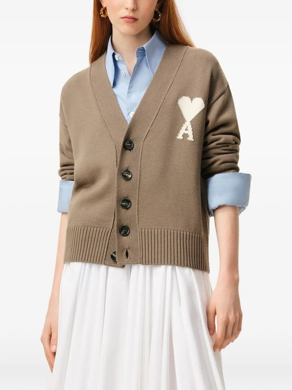 Ami Beige Cardigans - Image 4