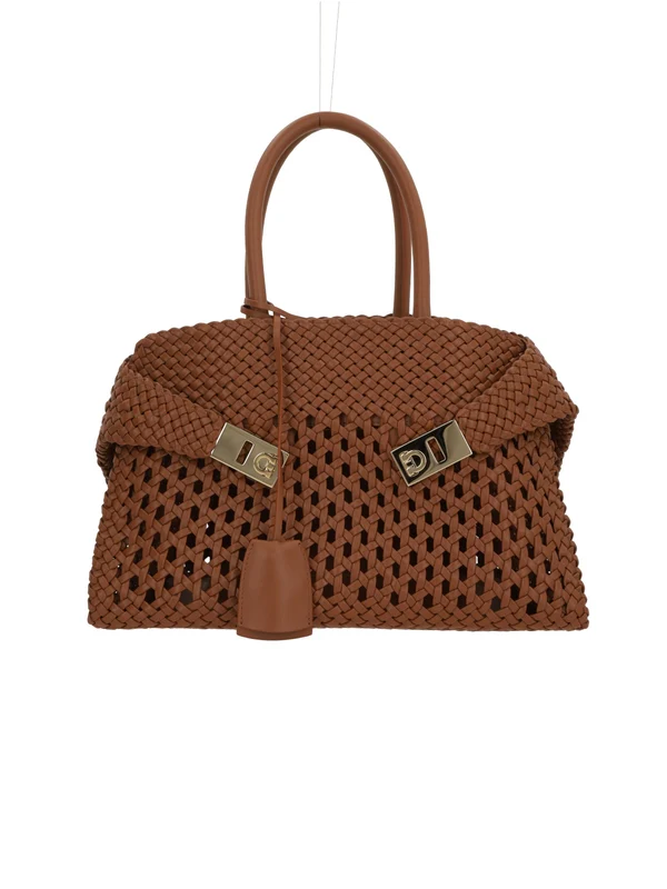 Ferragamo Brown Tote Bags - Image 2