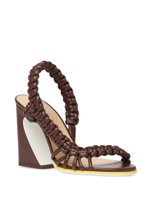 Fendi Brown Sandal Heels - Image 3