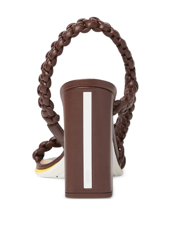 Fendi Brown Sandal Heels - Image 5