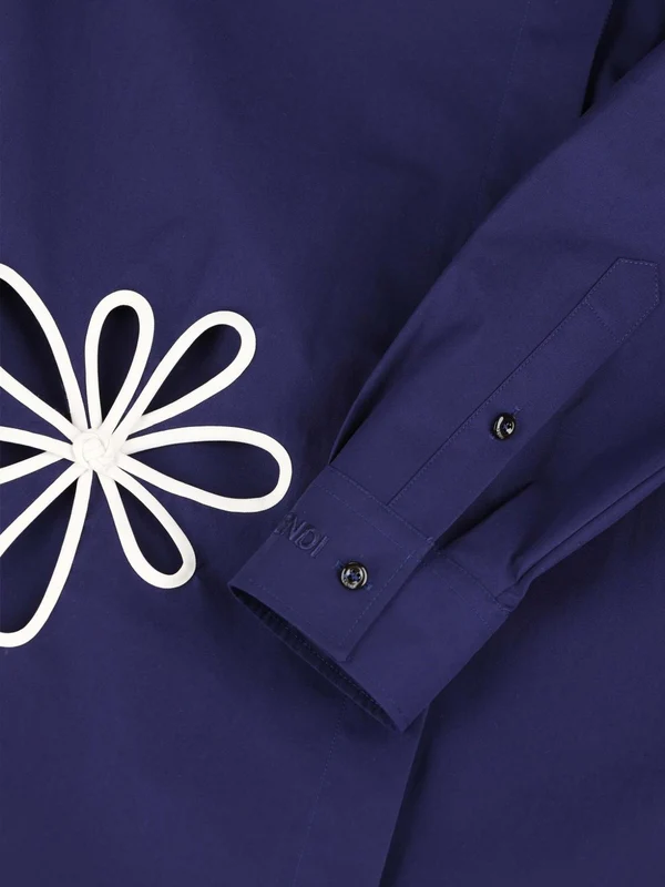 Fendi Navy Shirts & Blouses - Image 3