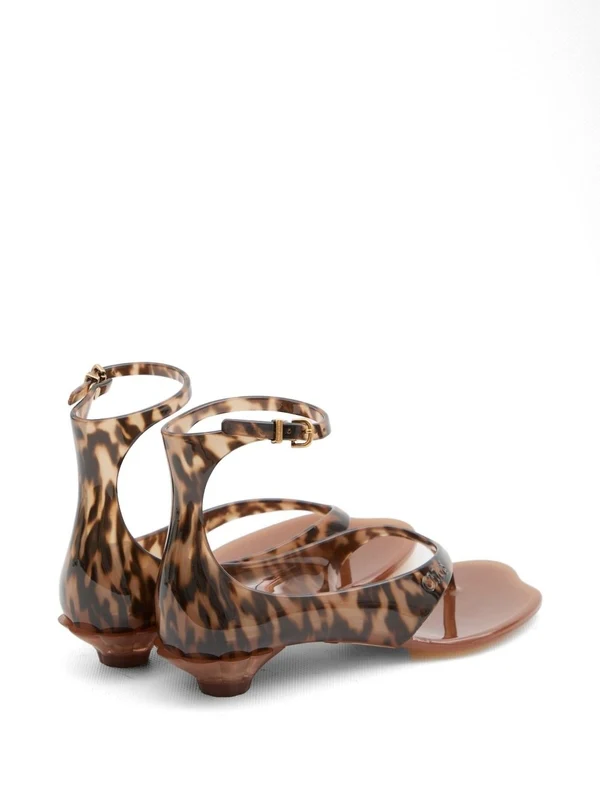Chloe Leopard Sandal Heels - Image 2