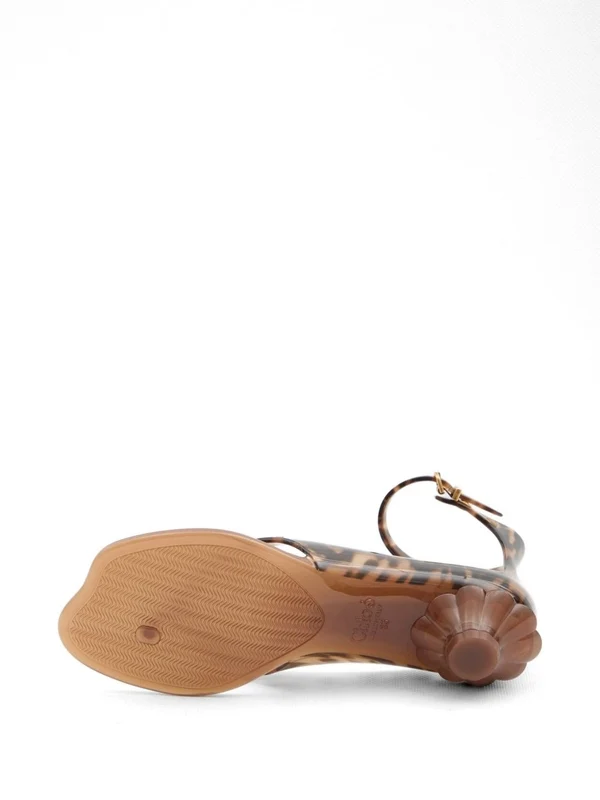 Chloe Leopard Sandal Heels - Image 5