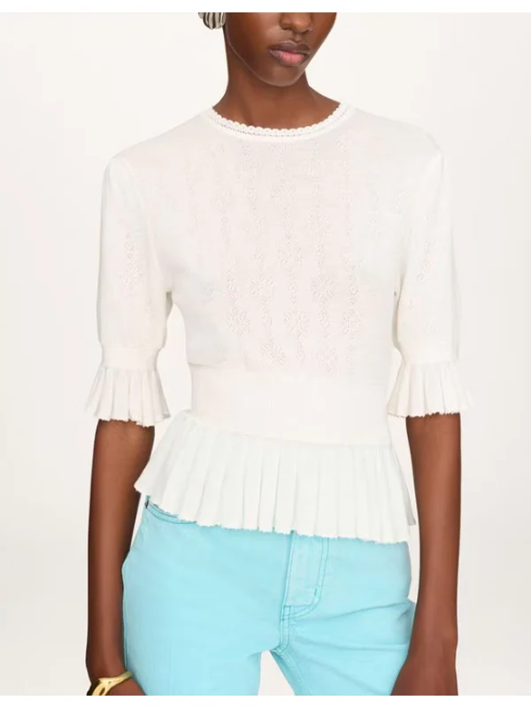 Chloe White Knitted - Image 2