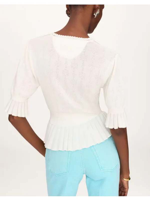 Chloe White Knitted - Image 3