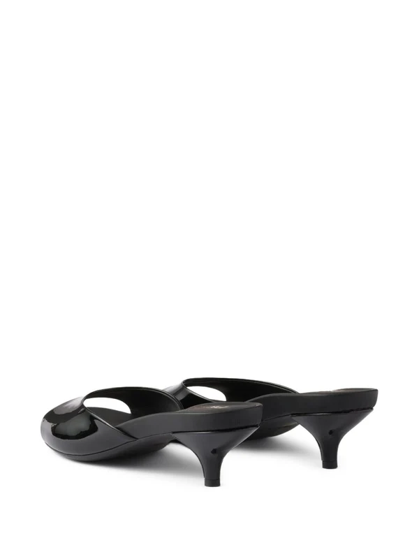 Prada Black Sandal Heels - Image 3