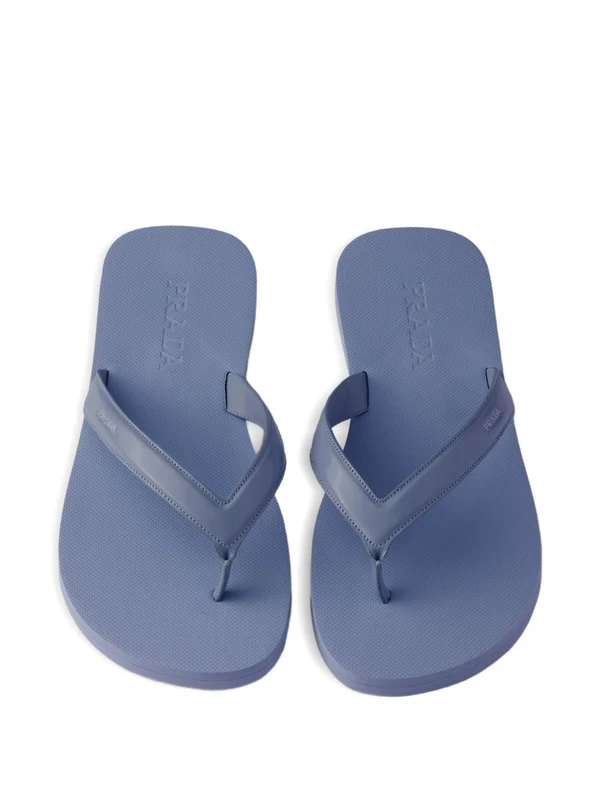 Prada Blue Flip Flops - Image 3