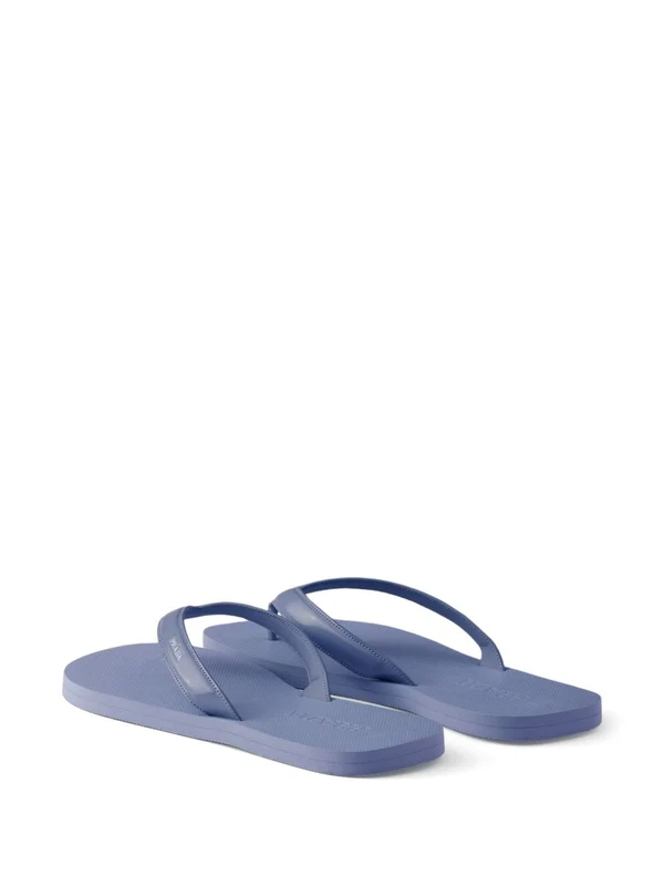 Prada Blue Flip Flops - Image 4