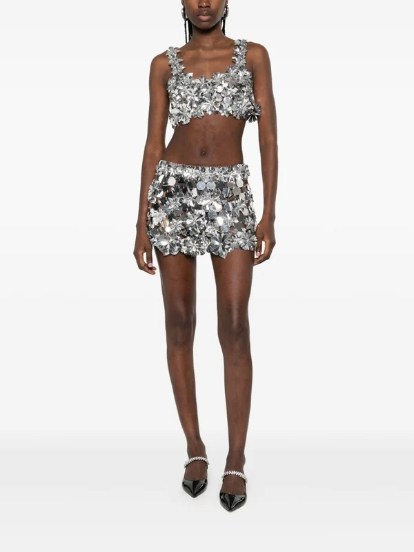 Rabanne Silver Skirts - Image 4