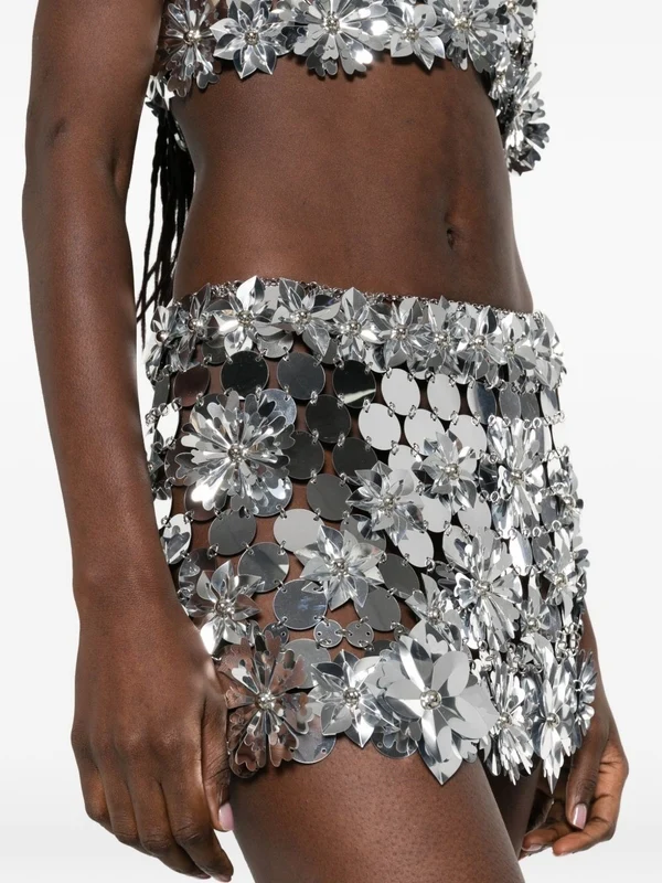 Rabanne Silver Skirts - Image 5