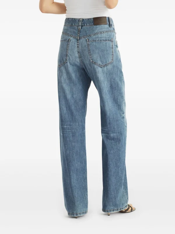 Brunello Cucinelli Blue Denim Pants - Image 5