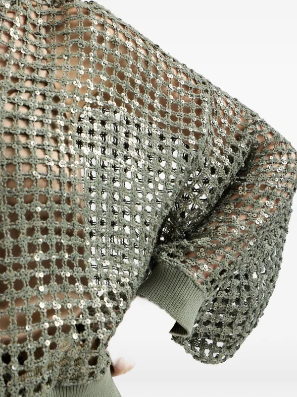 Brunello Cucinelli Green Cardigans - Image 5