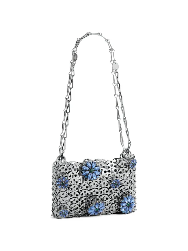 Rabanne Silver Blue Crossbody & Shoulder Bags - Image 3