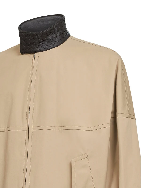 Compact Cotton Harrington Jacket - Image 3