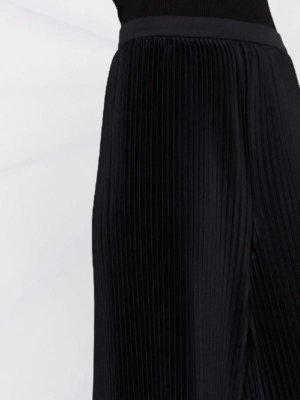 Wide Pleats Banding Pants - Image 3
