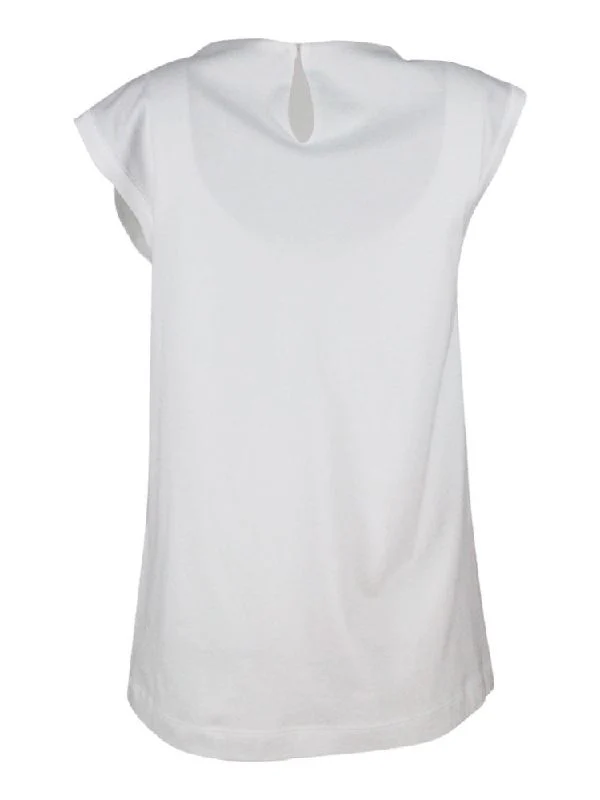 Front Stone Trim Sleeveless Top - Image 2