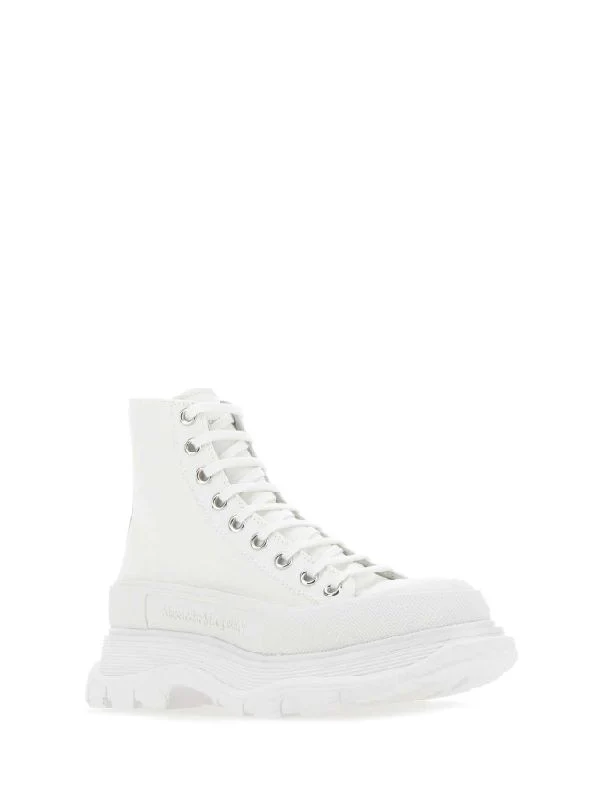 SNEAKERS 705659W4MV2 9000 White Lace-Up Boots - Image 2