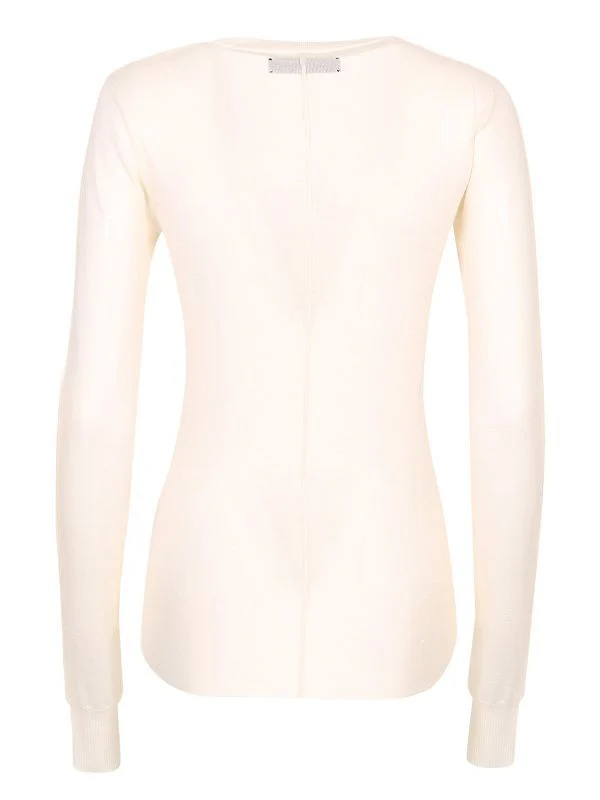 Distressed Light Cashmere Knit - Image 3