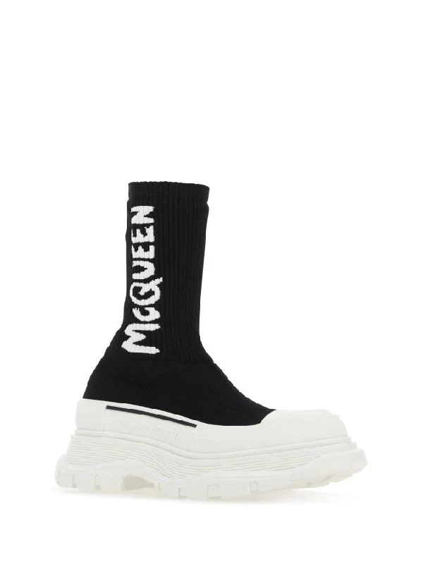 Logo Tread Slick High Neck Boots - Image 2
