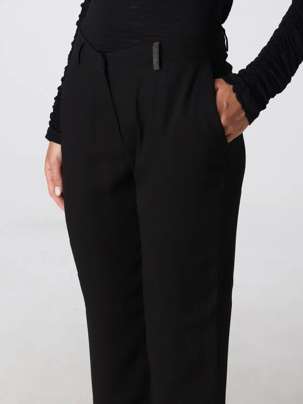 Monili Detail Cotton T-shirt - Image 3
