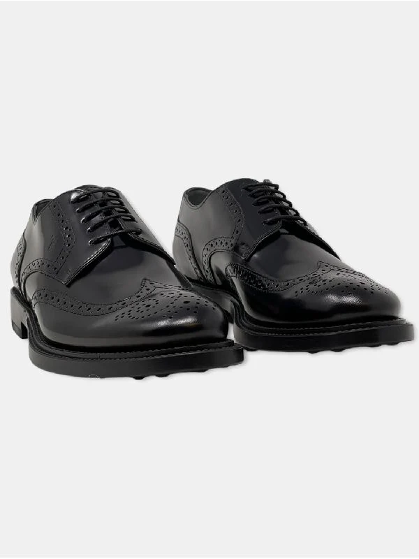 Logo Brogue Lace-Up Shoes - Image 4