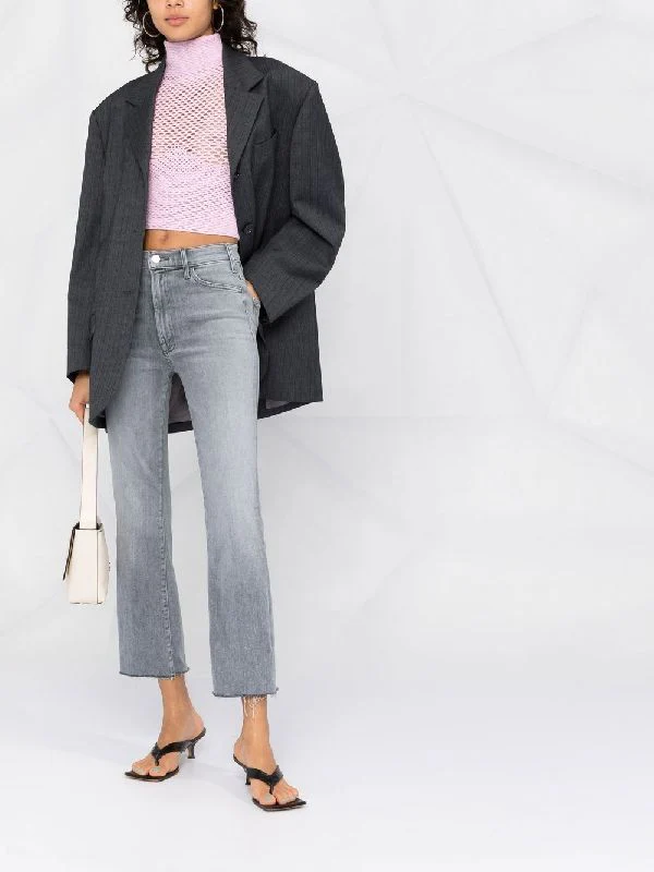 Slimfit Crop Washing Denim Pants - Image 2