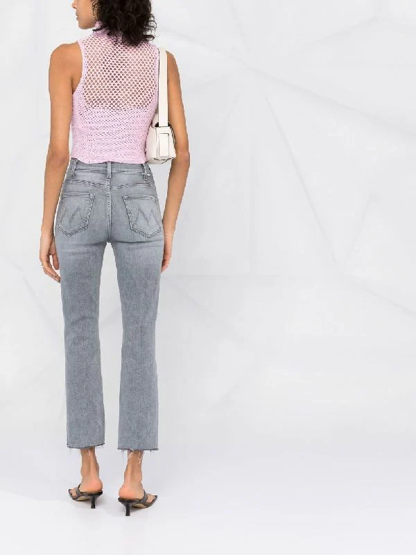 Slimfit Crop Washing Denim Pants - Image 3