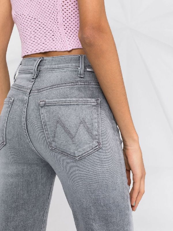 Slimfit Crop Washing Denim Pants - Image 6