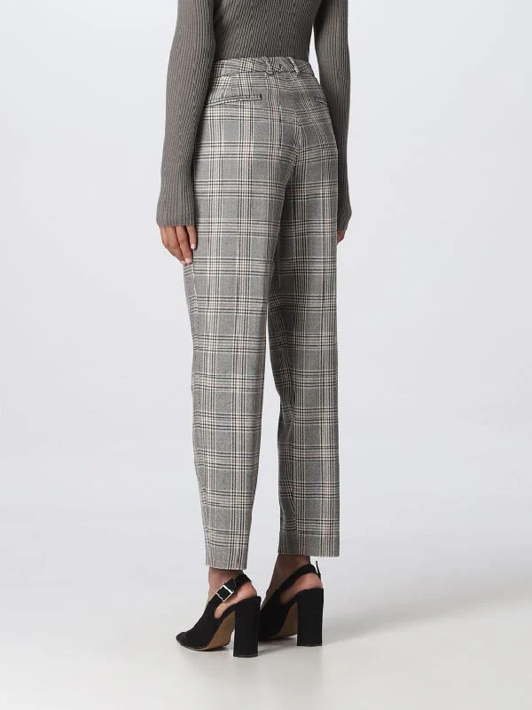 Multicolor Check Trouser Pants - Image 3