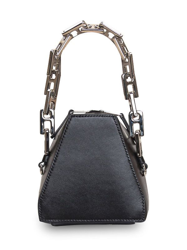 Tri Calfskin Chain Shoulder Bag Small - Image 2