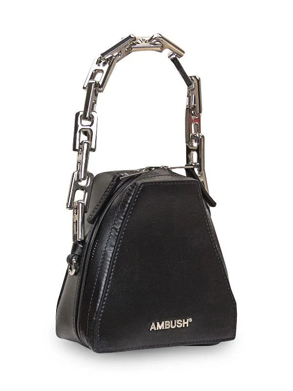 Tri Calfskin Chain Shoulder Bag Small - Image 3