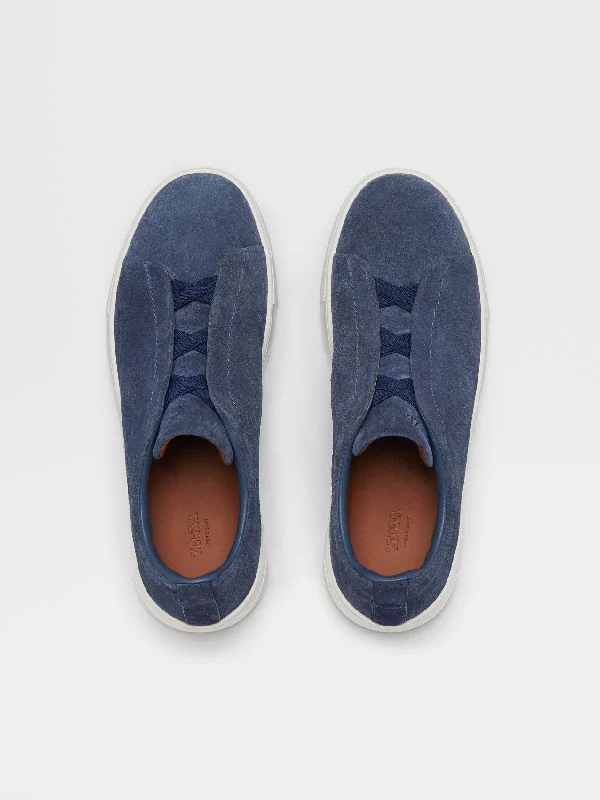 Triple Stitch Suede Sneakers - Image 4