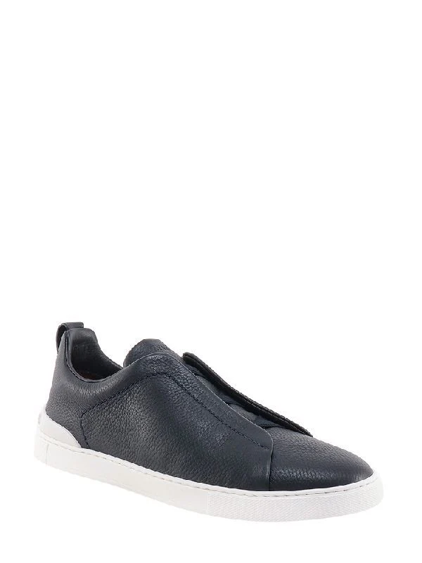 Triple Stitch Leather Sneakers - Image 2