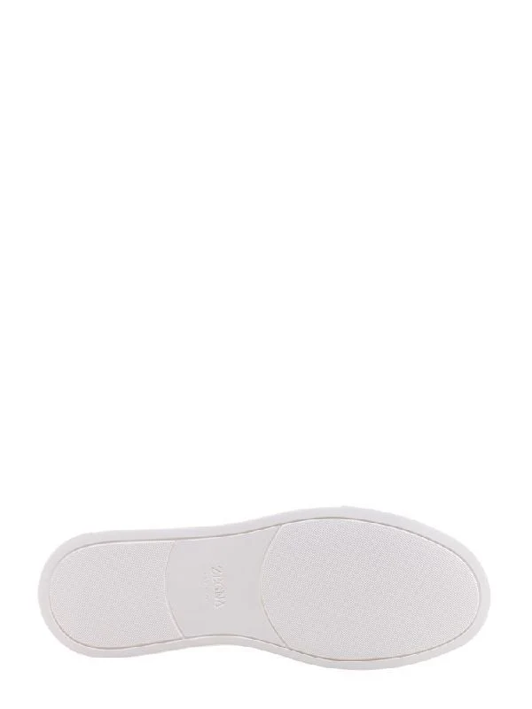 Triple Stitch Leather Sneakers - Image 4