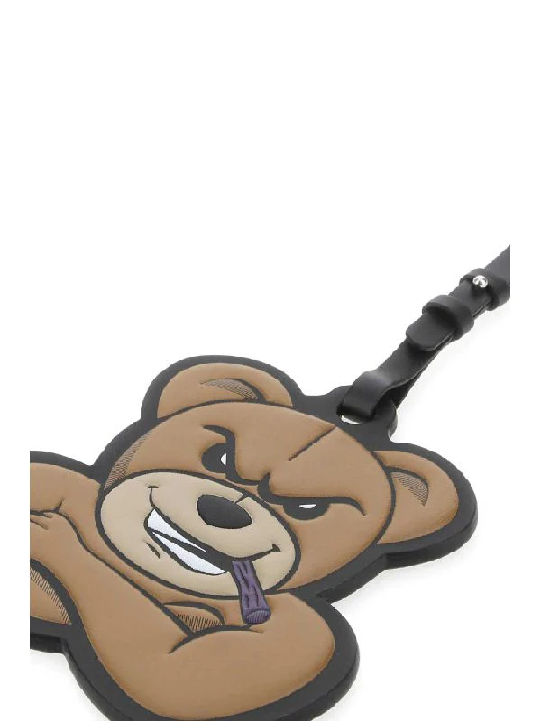 Palm Angels Leather Bear Bag Charm - Image 3