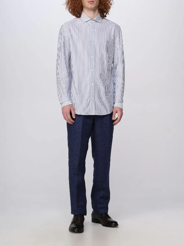 Pinstripe Cotton Shirt - Image 5
