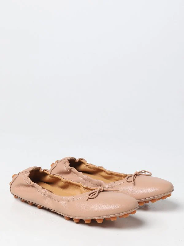 Pebble Rubber Leather Ballerina Shoes - Image 2
