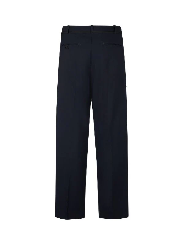 Tropical Straight Wool Pants - Image 2