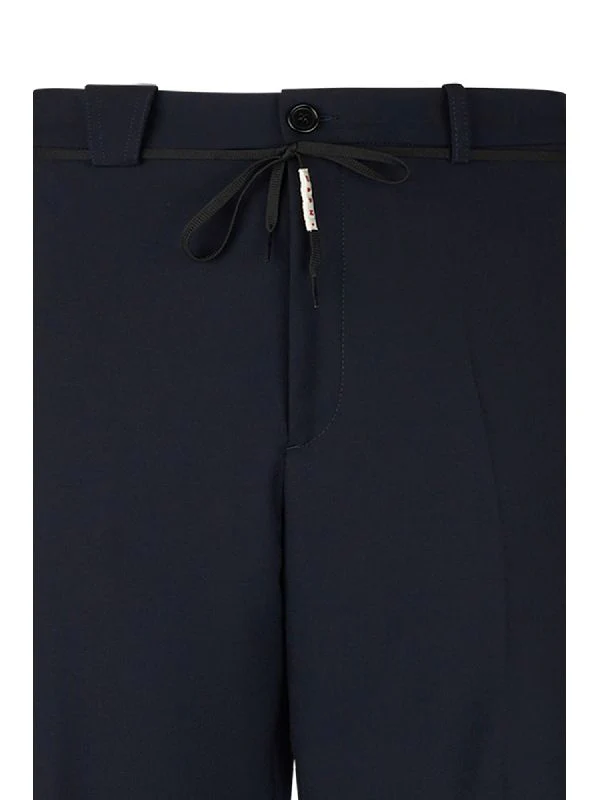 Tropical Straight Wool Pants - Image 4
