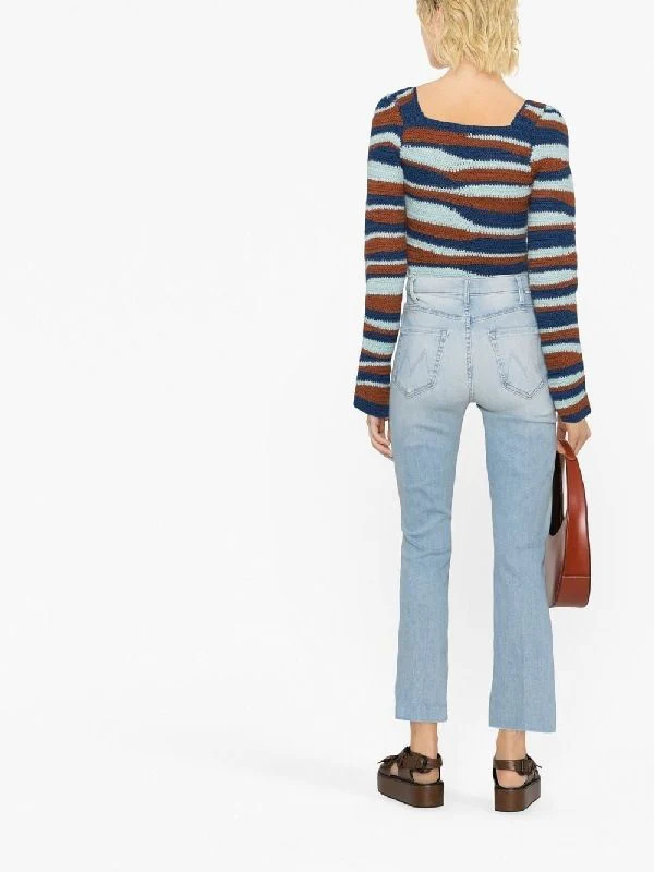 The Hustler Ankle Frayed Hem Denim Pants - Image 2