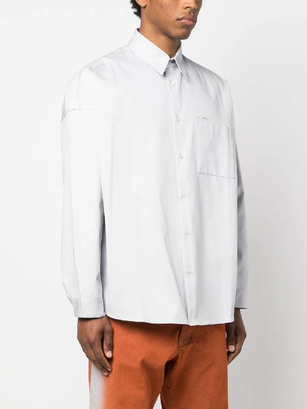 Logo Embroidery Pocket Shirt - Image 3
