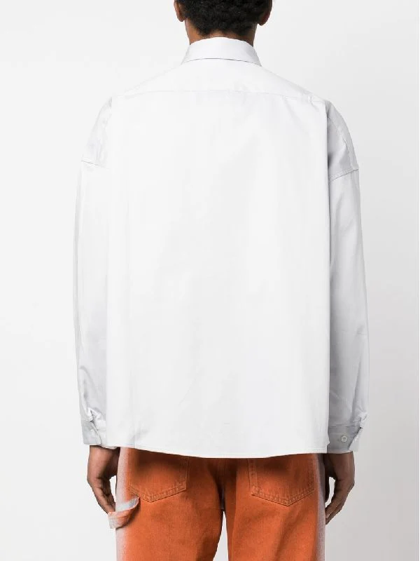 Logo Embroidery Pocket Shirt - Image 4